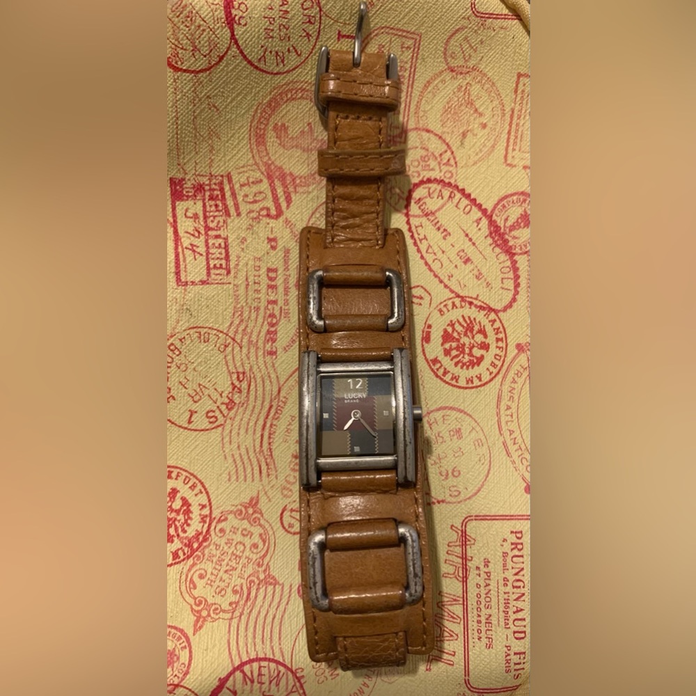 Vintage Patchwork Lucky brand watch